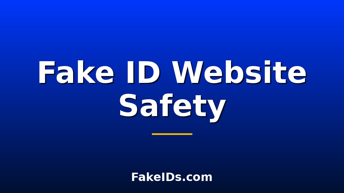 Are Fake ID Websites Safe? Risks You Need to Know