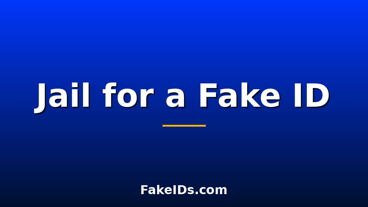 Can You Go to Jail for a Fake ID? Penalties Explained