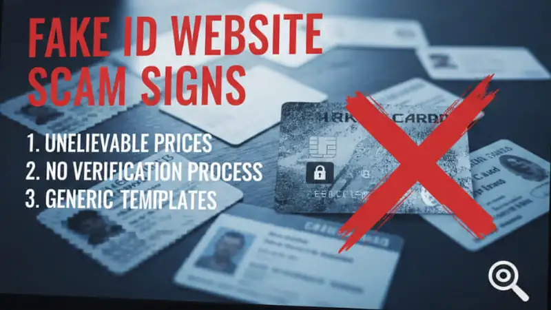 Fake ID Website Scam Signs: Red Flags to Watch For