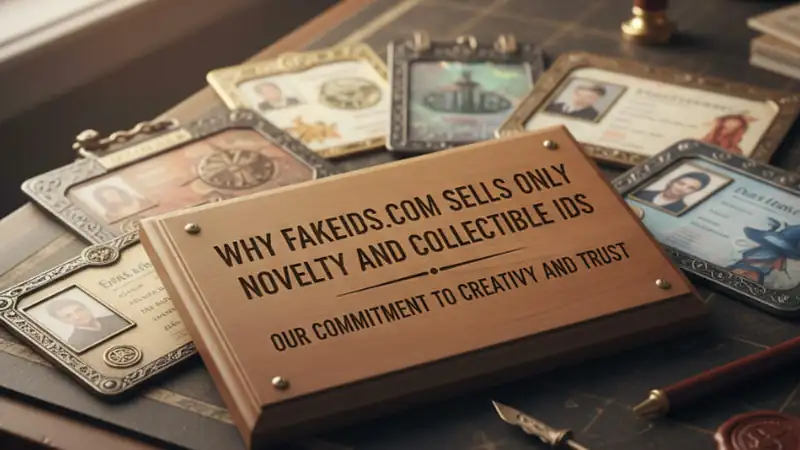 Why FakeIDs.com Sells Novelty and Collectible IDs