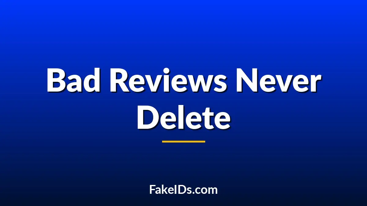 How One Bad Fake ID Review Can Follow a Vendor for Years