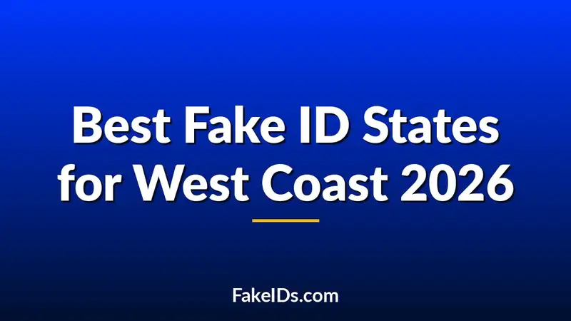 Best Fake ID States for West Coast 2026
