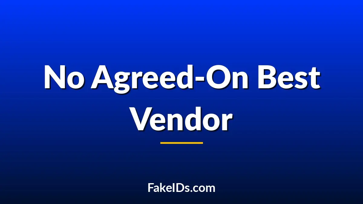 Why People Keep Looking for "The Best Vendor" Even Though Nobody Agrees