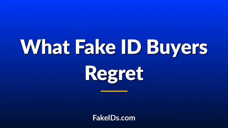 I Read 200 Fake ID Reviews. Here's What Buyers Actually Regret
