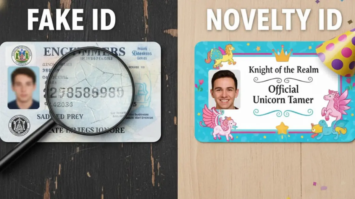 Fake ID vs Novelty ID: What's the Legal Difference?