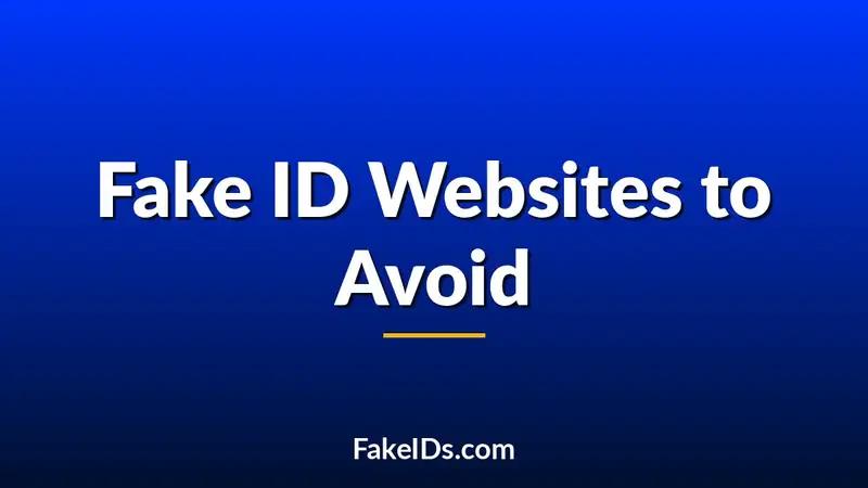 Fake ID Websites to Avoid: 2026 Scam Blacklist