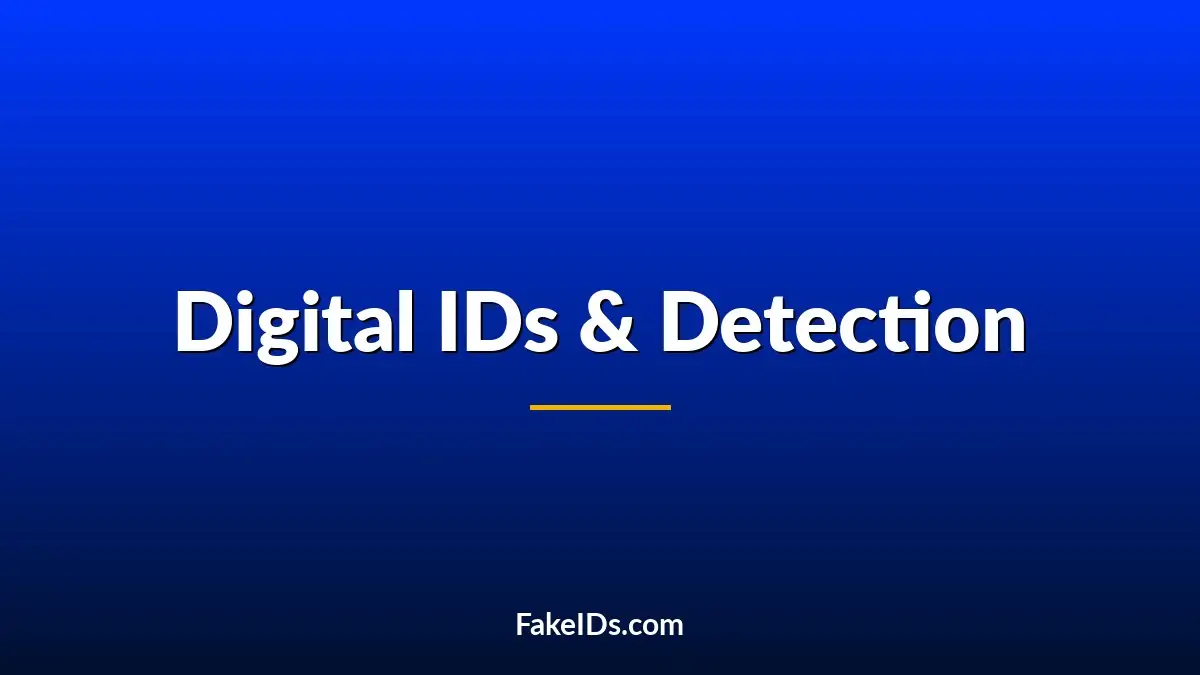 How Fake IDs Became Easier to Detect After Digital IDs