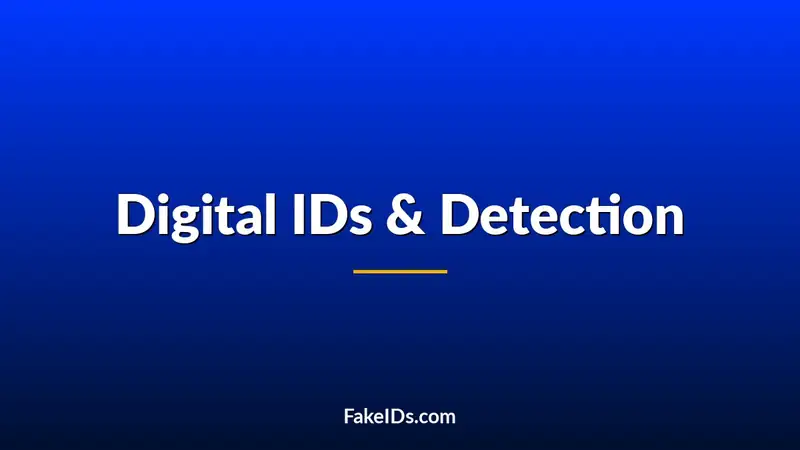 How Fake IDs Became Easier to Detect After Digital IDs