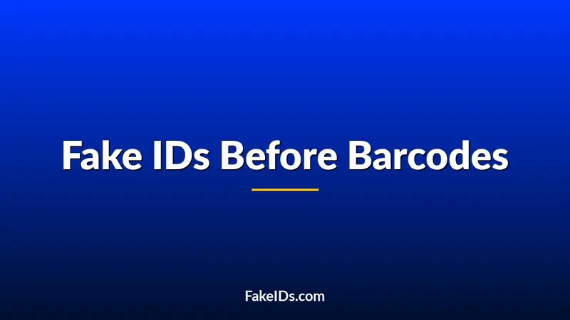 Before Barcodes and Holograms, Fake IDs Were Basically a Joke