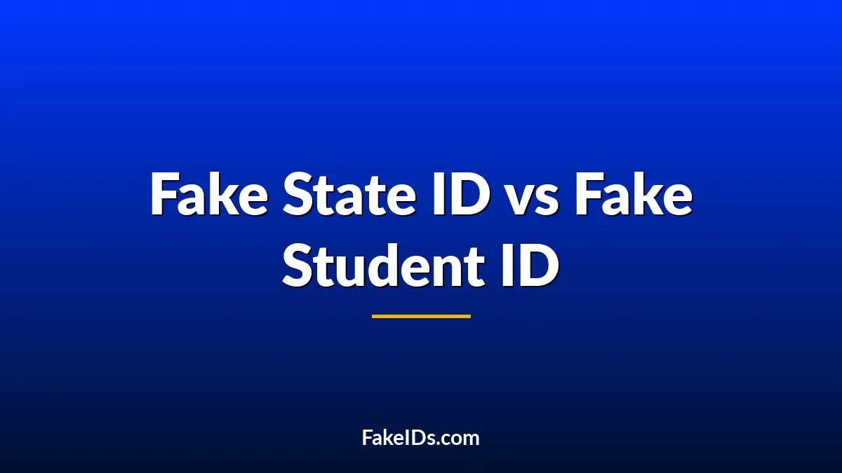 Fake State ID vs Fake Student ID: Why Checks Differ