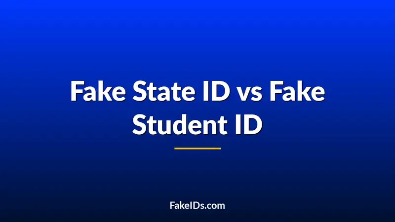 Fake State ID vs Fake Student ID: Why Checks Differ