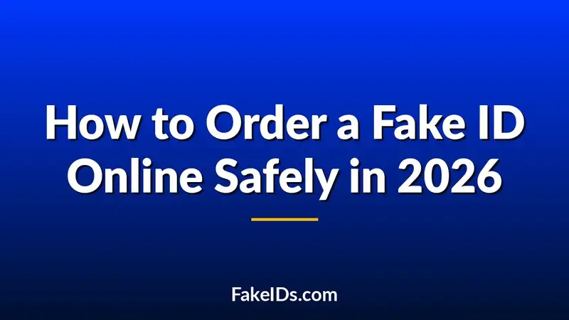 How to Order a Fake ID Online Safely in 2026