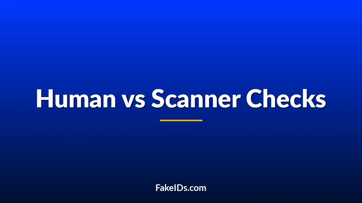 The Difference Between Human Checks vs Scanner Checks