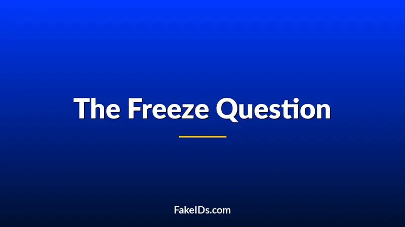 The One Question People Always Freeze On During ID Checks