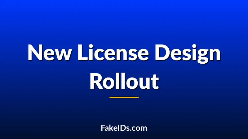 What Happens When a State Introduces a Brand-New Driver's License Design?
