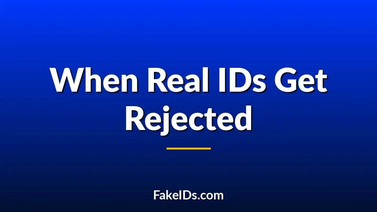 My Driver's License Is Real. Why Did the Bouncer Think It Was Fake?