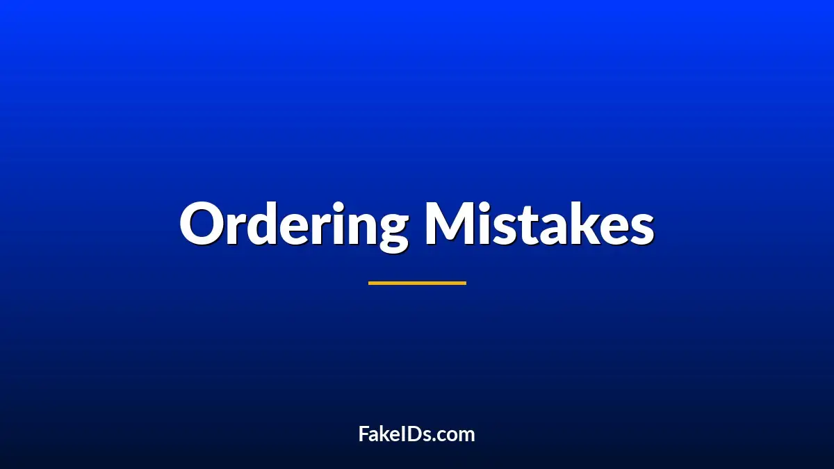 What Most People Get Wrong Before Trying to Order a Fake ID Online