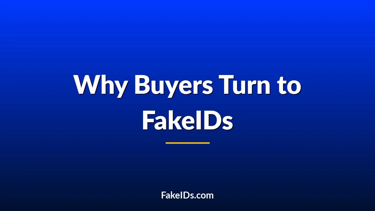 Looking for a Safer Alternative? Why People Turn to Fakeids.com