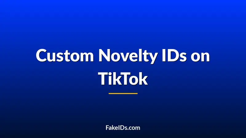 Why Custom Novelty IDs Are Blowing Up on TikTok Right Now