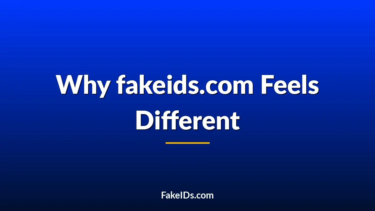 Most Novelty ID Sites Look Risky: Here's Why fakeids.com Feels Different