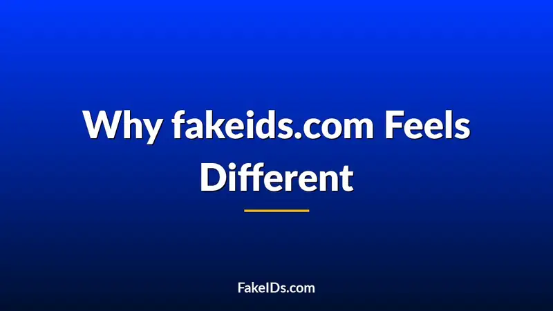 Most Novelty ID Sites Look Risky: Here's Why fakeids.com Feels Different