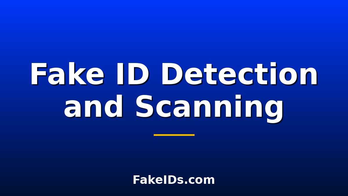 Fake ID Detection and Scanning: How Verification Works