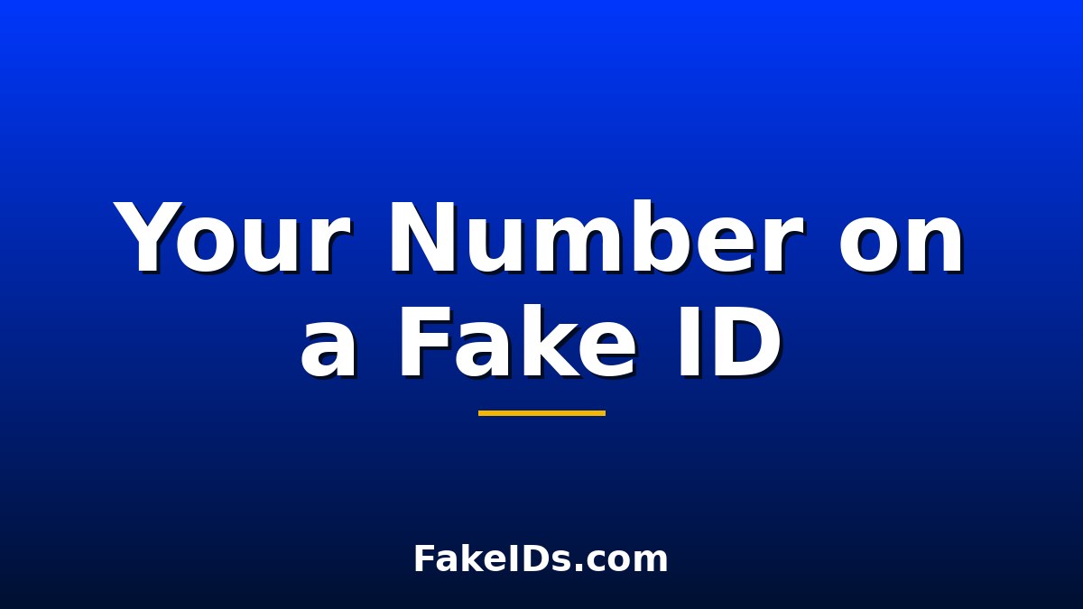 What Happens If a Fake ID Uses Your Actual Driver's License Number?