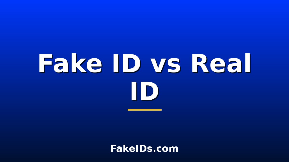 Fake ID vs Real ID: How Scanners Tell the Difference