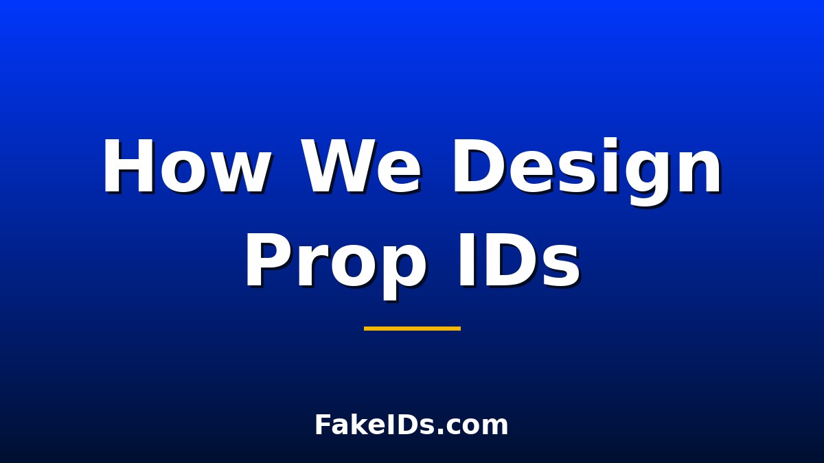 How Our Team Designs Prop IDs: Our Process Explained