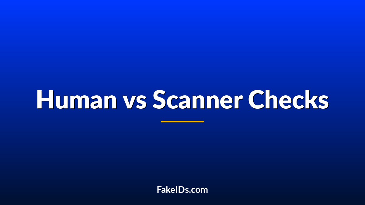 The Difference Between Human Checks vs Scanner Checks