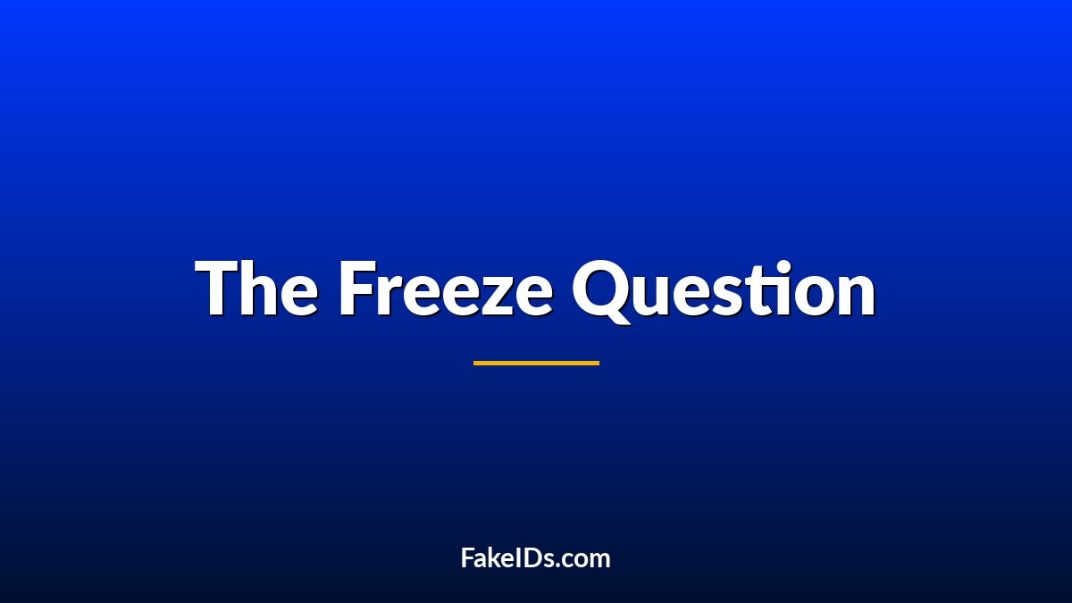 The One Question People Always Freeze On During ID Checks