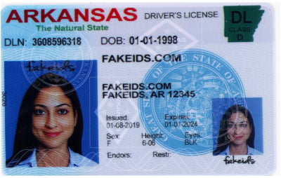 Arkansas new fake id