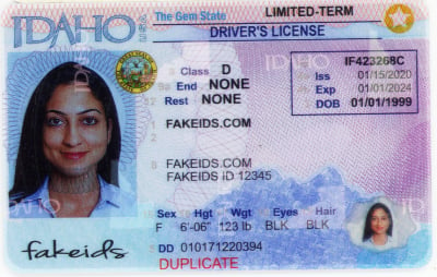 Idaho fake id