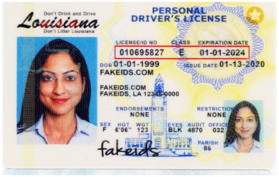 Louisiana fake id