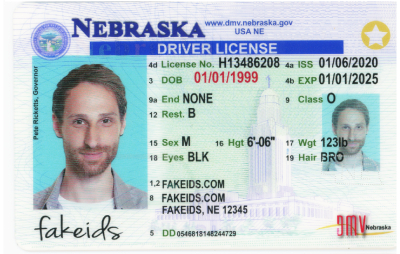 Nebraska fake id