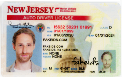 New Jersey fake id