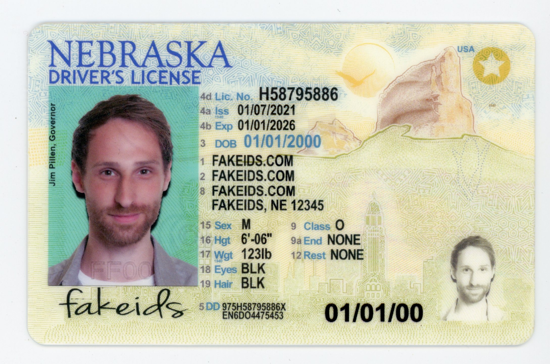 Nebraska Fake ID