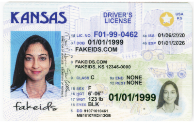 Kansas Polycarbonate Fake ID