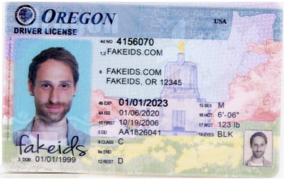 Oregon fake id