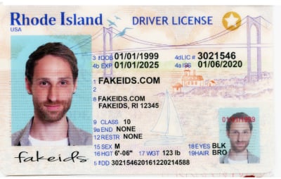 Rhode Island fake id