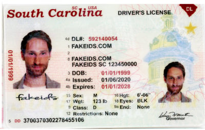 South Carolina fake id