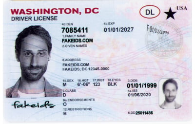District of Columbia fake id