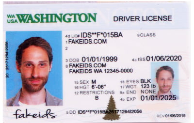 Washington fake id