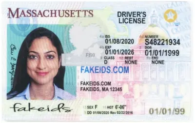 Massachusetts Fake ID