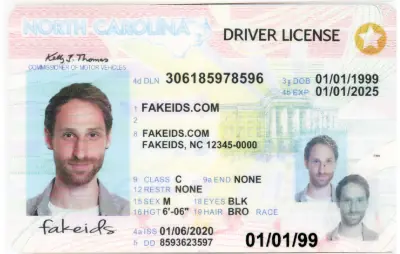 Buy North Carolina Fake ID - Scannable | FakeIDs.com Fake ID
