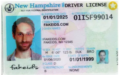 Buy New Hampshire Fake ID - Scannable | FakeIDs.com Fake ID