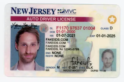Buy New Jersey Fake ID - Scannable | FakeIDs.com Fake ID