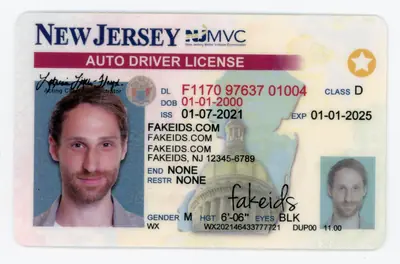 New Jersey Fake ID