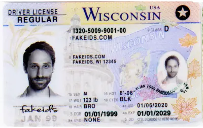 Buy Wisconsin Fake ID - Scannable | FakeIDs.com Fake ID