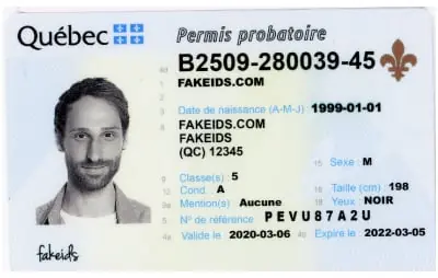 Quebec Canada Fake ID